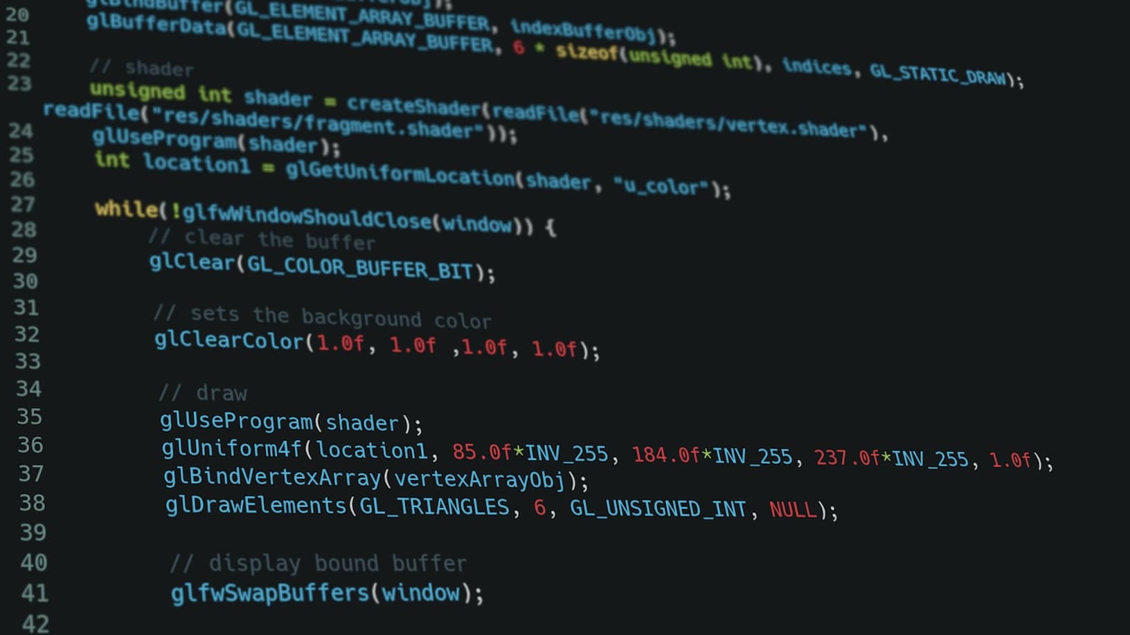 OpenGL Write Bitmap Text with Color